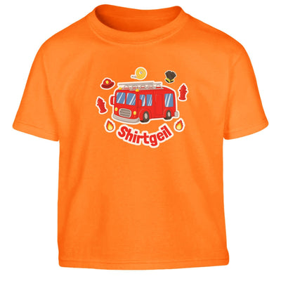Niedliches Niedliches Feuerwehrauto Design Kinder Jungen T-Shirt