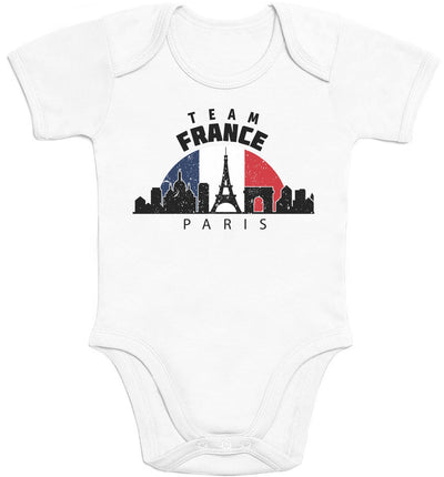 Team France 2024 Olympische Spiele Baby Body Kurzarm-Body