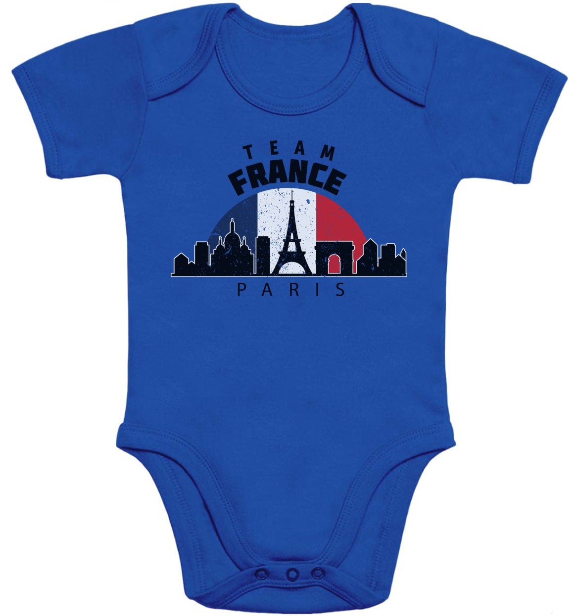 Team France 2024 Olympische Spiele Baby Body Kurzarm-Body