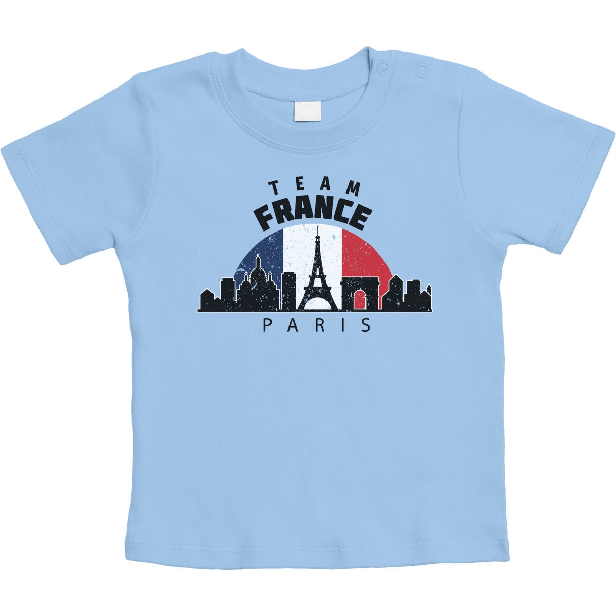 Team France 2024 Olympische Spiele Unisex Baby T-Shirt Gr. 66-93