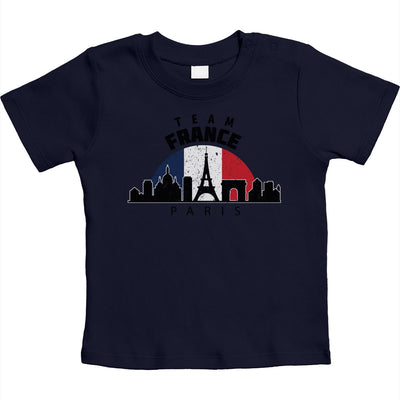 Team France 2024 Olympische Spiele Unisex Baby T-Shirt Gr. 66-93