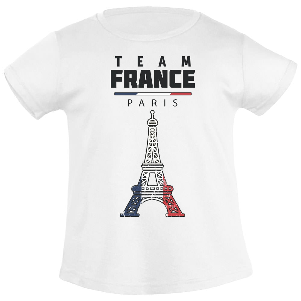 Team France Eiffel 2024 Olympische Spiele Mädchen T-Shirt
