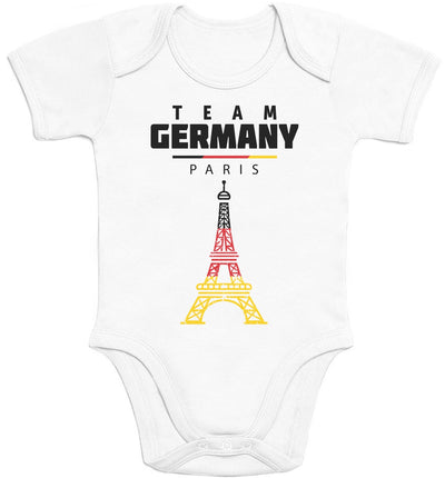 Olympische Spiele Team Germany 2024 Baby Body Kurzarm-Body