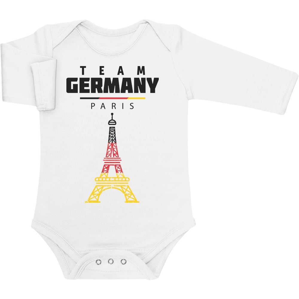Olympische Spiele Team Germany 2024 Baby Langarm Body