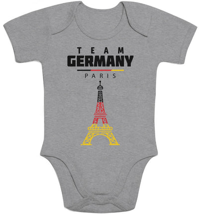 Olympische Spiele Team Germany 2024 Baby Body Kurzarm-Body