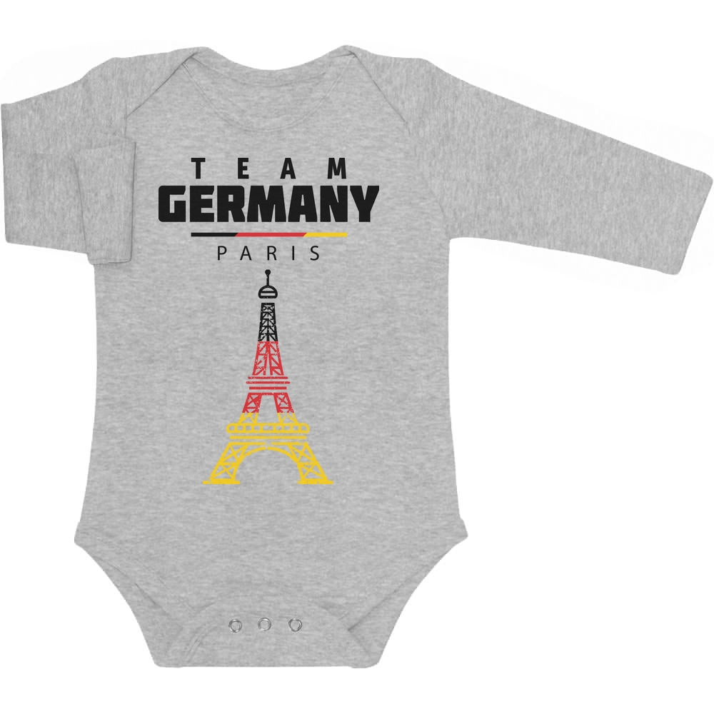 Olympische Spiele Team Germany 2024 Baby Langarm Body