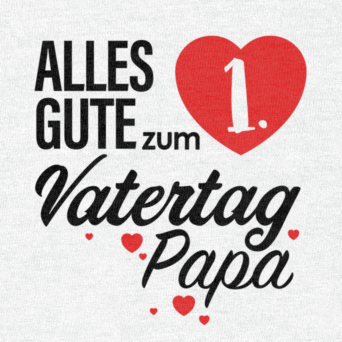 Vatertagsgeschenk Alles Gute zum 1. Vatertag Papa Unisex Baby T-Shirt Gr. 66-93