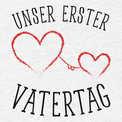 Unser erster Vatertag - Papa Baby Geschenk Baby Langarm Body