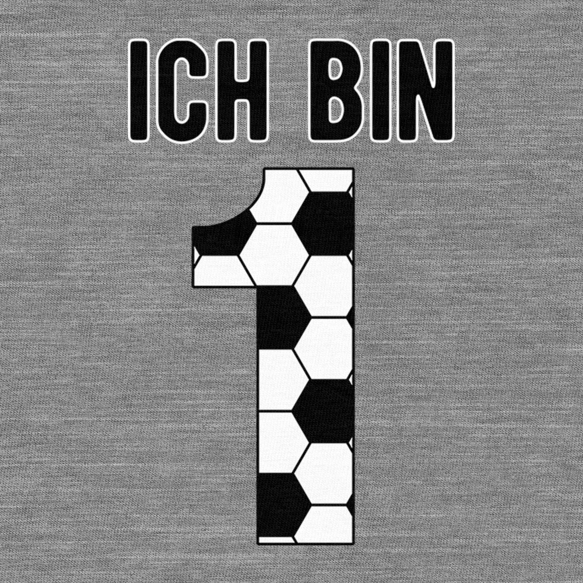 Geburtstagsshirt 1 Jahr Geschenk Fußball Unisex Baby Langarmshirt Gr. 66-93