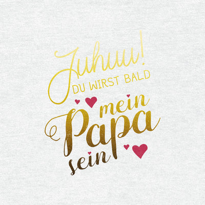 Juhuu! Du wirst bald mein Papa sein - Ankündigung Baby Body Kurzarm-Body