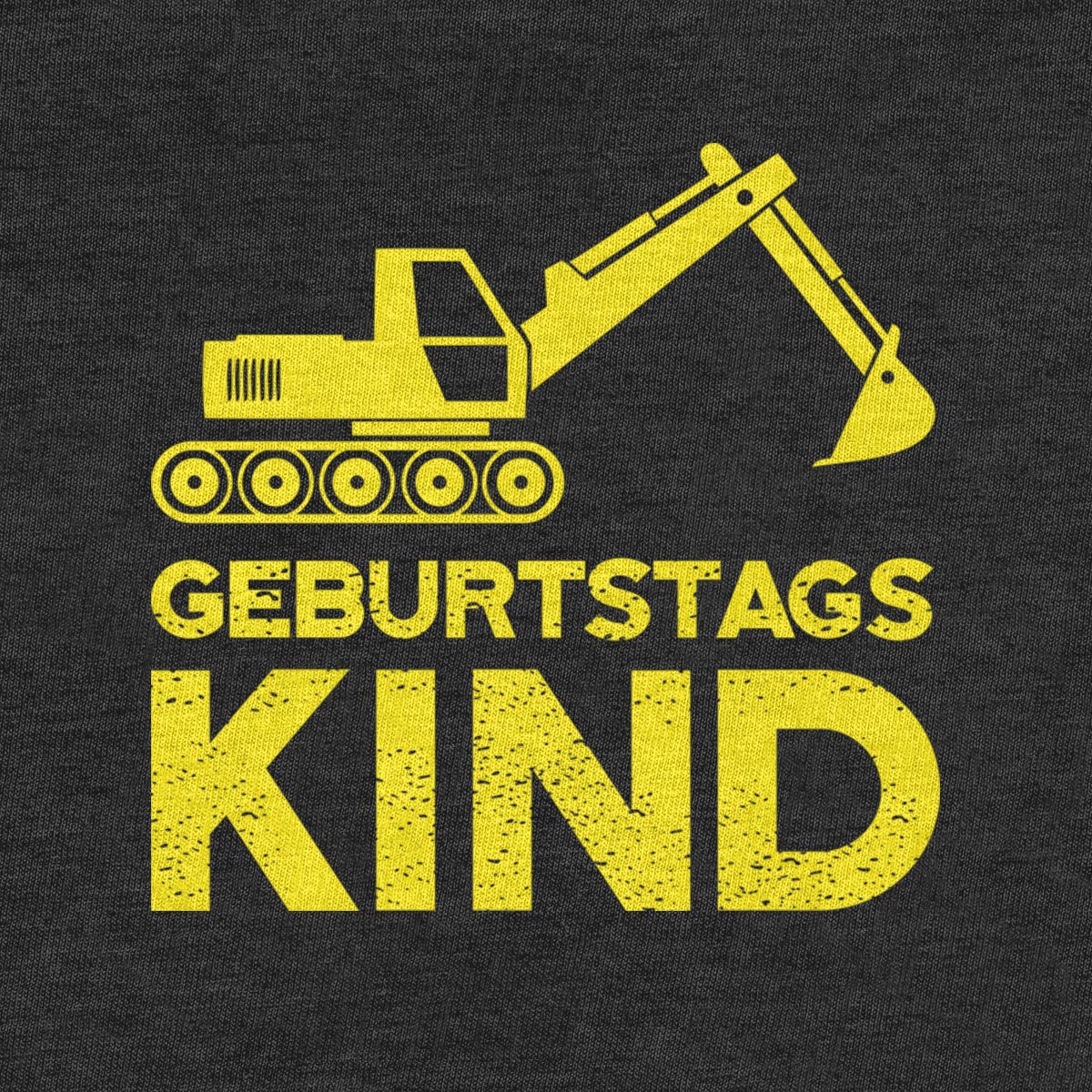 Geburtstagskind Bagger Geburtstag Junge Geschenk Kinder Jungen T-Shirt