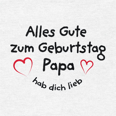 Alles Gute Zum Geburtstag Papa Hab dich Lieb Unisex Baby Langarmshirt Gr. 66-93