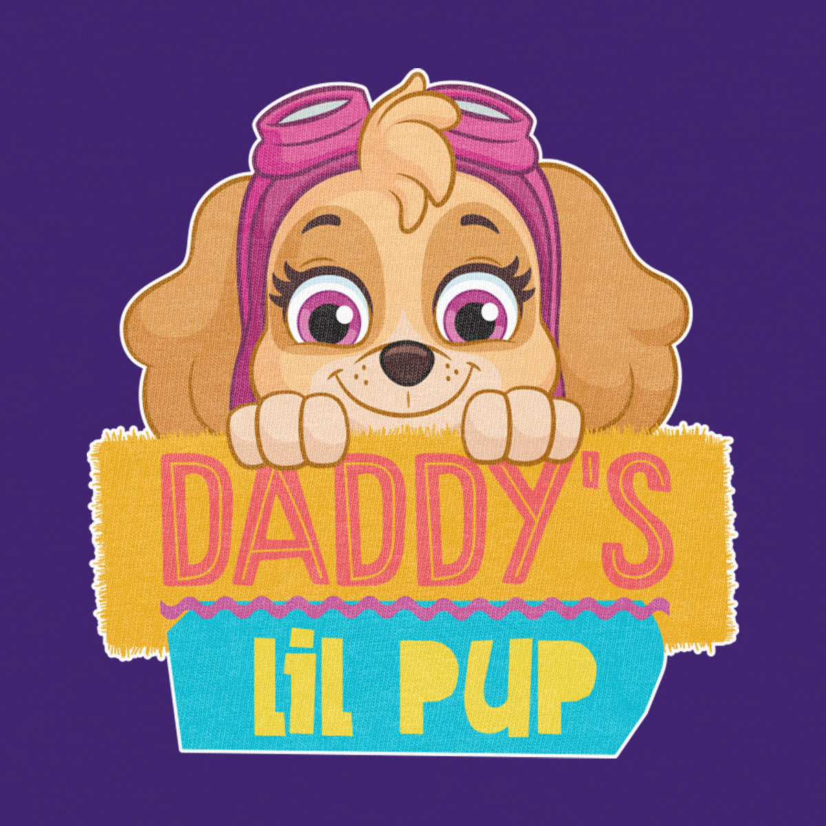 Daddy's Lil PUP Skye Geschenk Papa Mädchen T-Shirt
