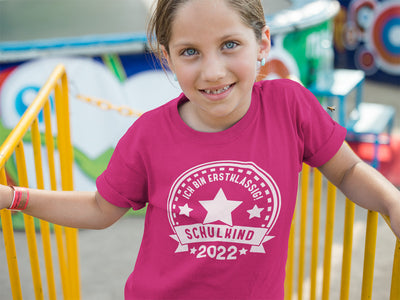Ich bin ERSTKLASSIG Schulkind 2022 Einschulung Mädchen Mädchen T-Shirt