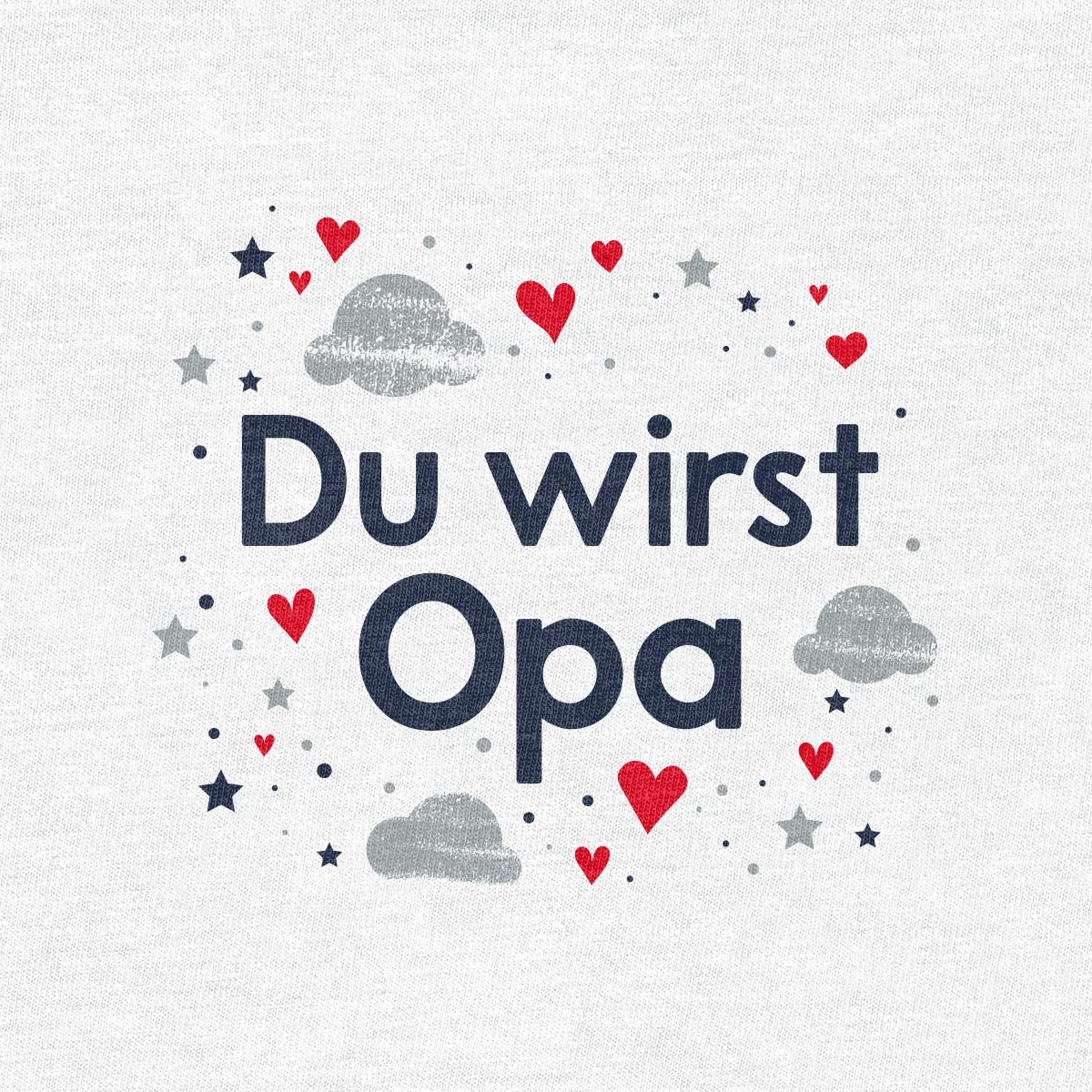 Du wirst Opa - Ankündigung Geschenk Großvater Baby Body Kurzarm-Body