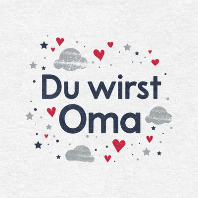 Du wirst Oma - Ankündigung Geschenk Großmutter Baby Body Kurzarm-Body