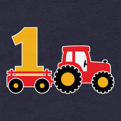 Geschenk 1. Geburtstag Junge mit Traktor Baby Strampler Strampelanzug