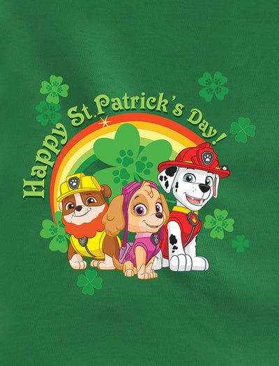 Happy St. Patricks Day! Shamrock Skye Marshall Rubble Kinder Jungen T-Shirt