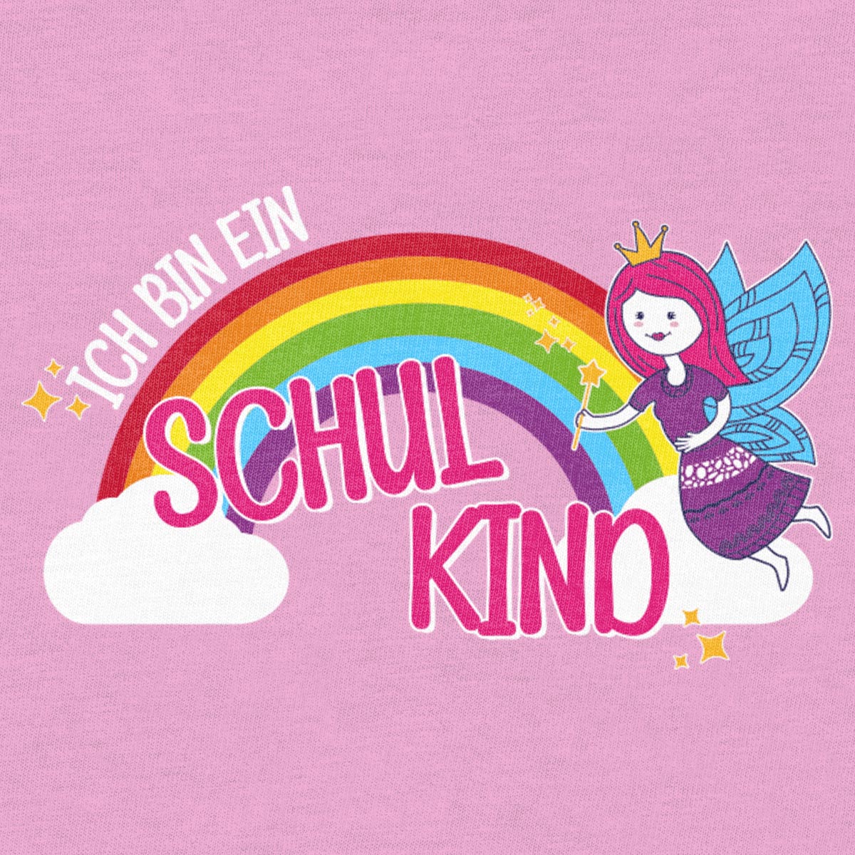 Einschulung & Schulanfang - Schulkind Prinzessin Geschenk Mädchen T-Shirt
