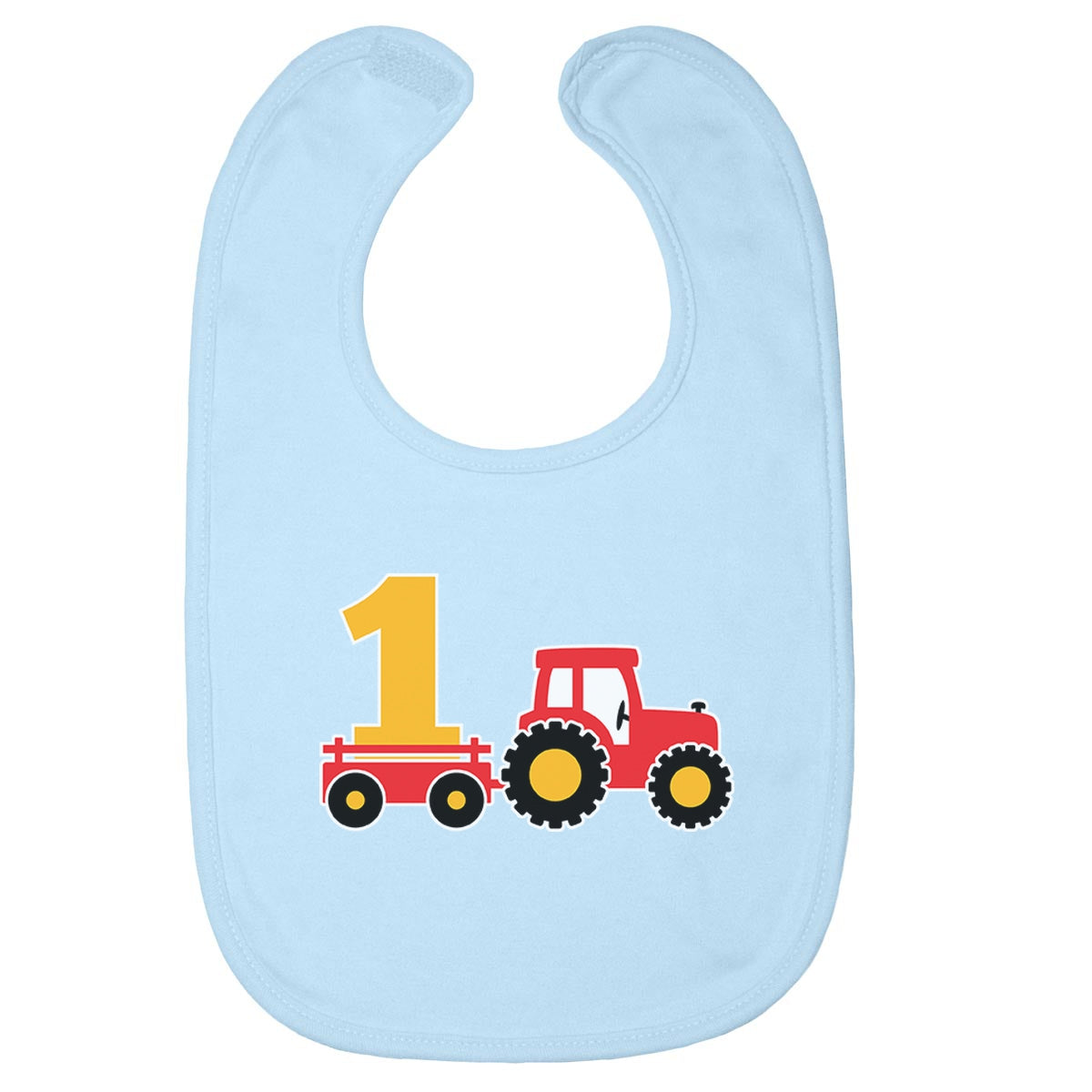 Geschenk 1. Geburtstag Junge mit Traktor Baby Lätzchen