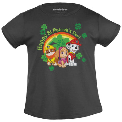 Happy St. Patricks Day! Shamrock Skye Marshall Rubble Mädchen T-Shirt