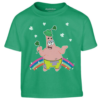 Schwammkopf Patrick Shamrock Hut Happy St. Patricks Day Kinder Jungen T-Shirt