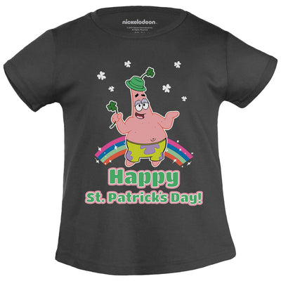 Schwammkopf Patrick Kleeblatt Hut Happy St. Patricks Day! Mädchen T-Shirt