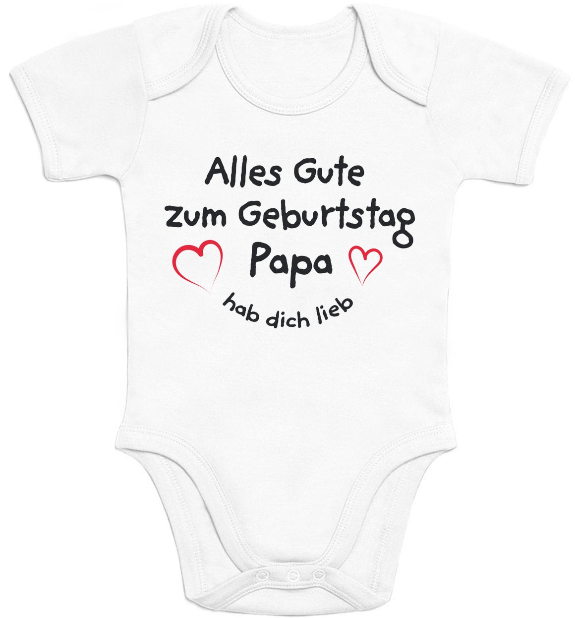 Alles Gute Zum Geburtstag Papa Hab dich Lieb Baby Body Kurzarm-Body