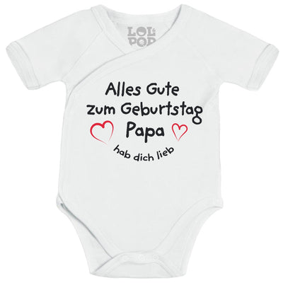 Alles Gute Zum Geburtstag Papa Hab dich Lieb Wickelbody