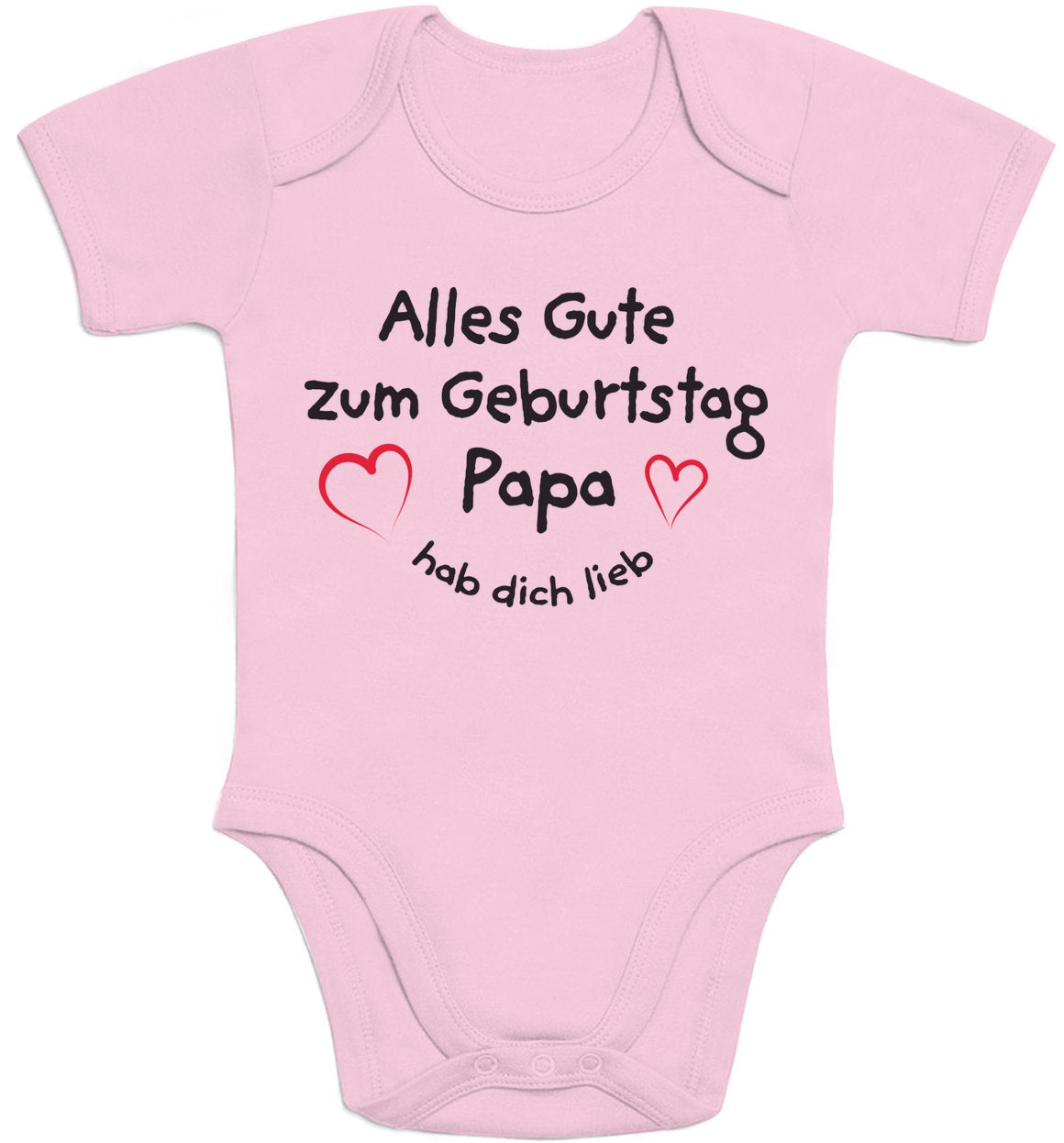 Alles Gute Zum Geburtstag Papa Hab dich Lieb Baby Body Kurzarm-Body