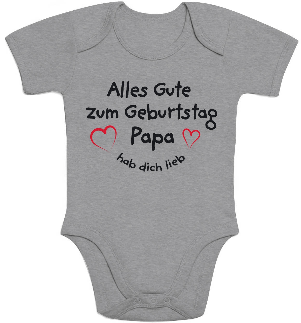 Alles Gute Zum Geburtstag Papa Hab dich Lieb Baby Body Kurzarm-Body