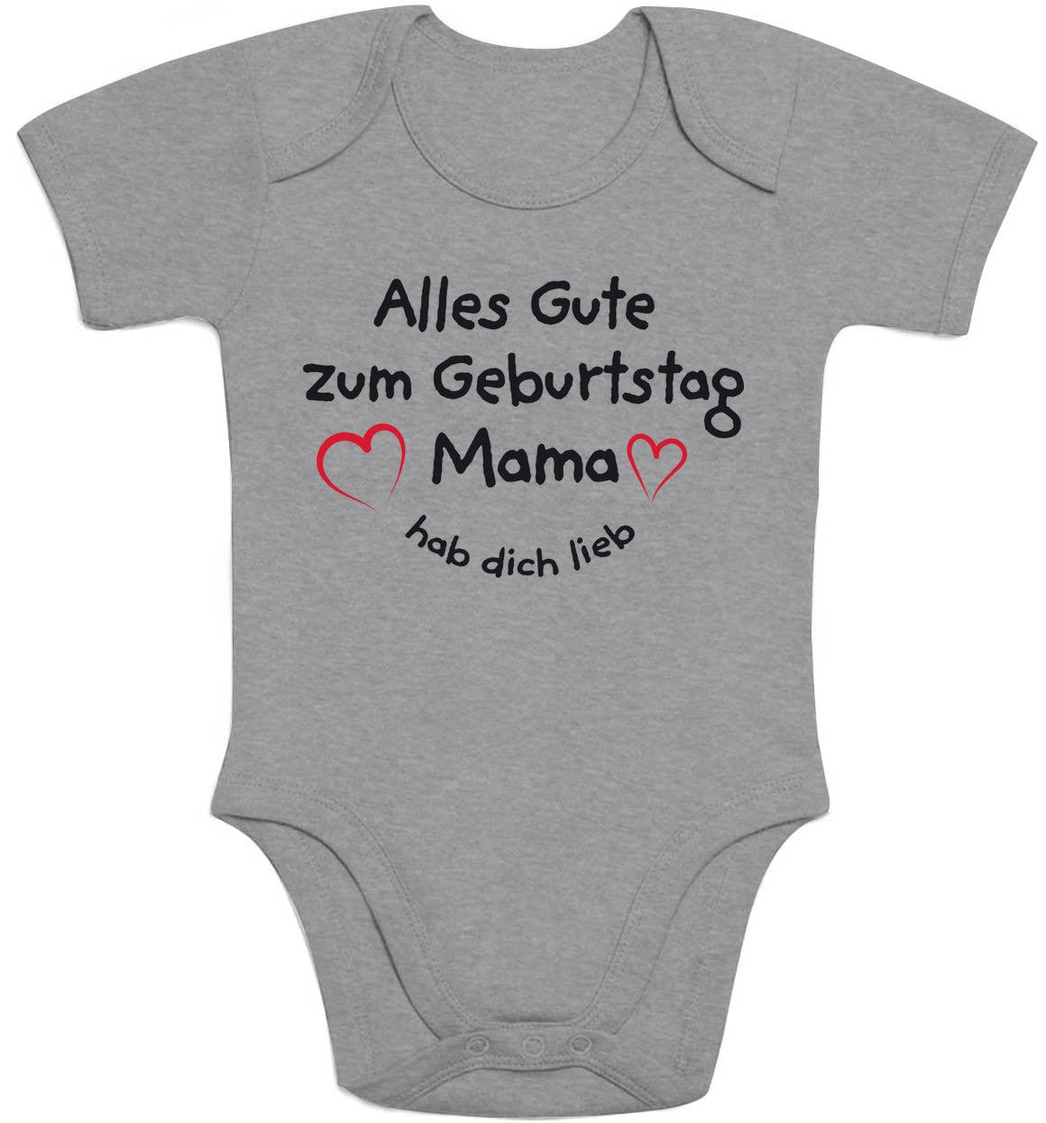 Alles Gute Zum Geburtstag Mama Hab dich Lieb Baby Body Kurzarm-Body