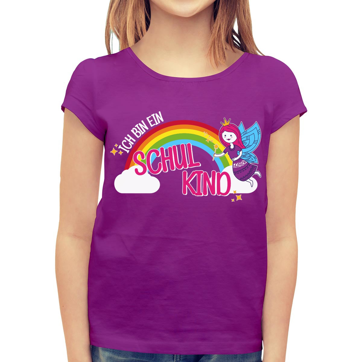 Einschulung & Schulanfang - Schulkind Prinzessin Geschenk Mädchen T-Shirt