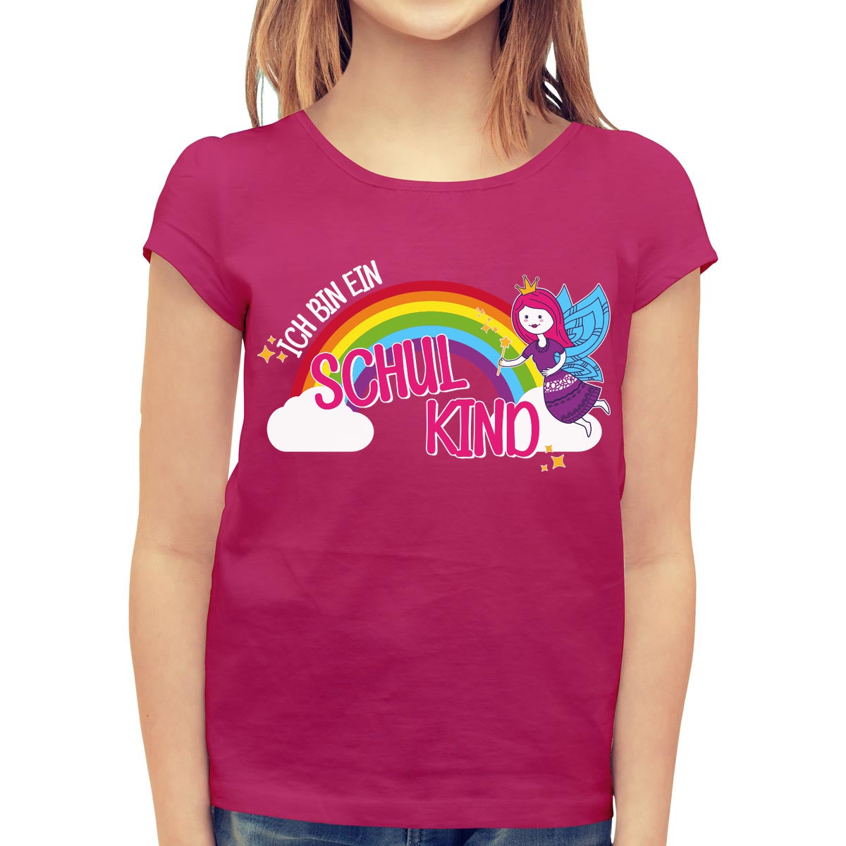 Einschulung & Schulanfang - Schulkind Prinzessin Geschenk Mädchen T-Shirt