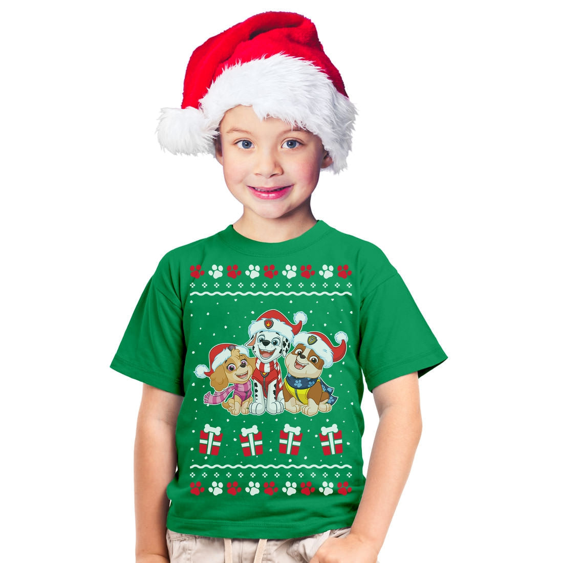 Paw Patrol Weihnachtsgeschenk Rubble Marshall Sky Kinder Jungen T-Shirt