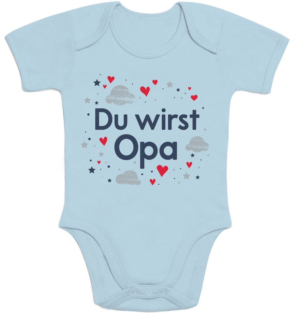 Du wirst Opa - Ankündigung Geschenk Großvater Baby Body Kurzarm-Body