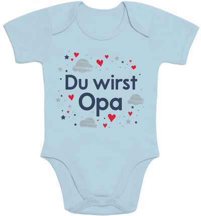 Du wirst Opa - Ankündigung Geschenk Großvater Baby Body Kurzarm-Body