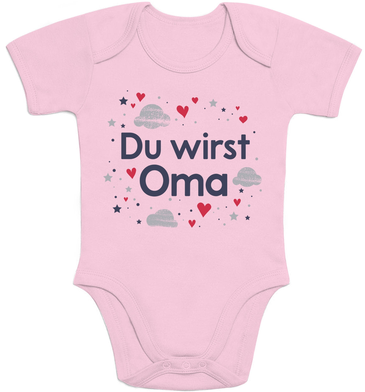 Du wirst Oma - Ankündigung Geschenk Großmutter Baby Body Kurzarm-Body
