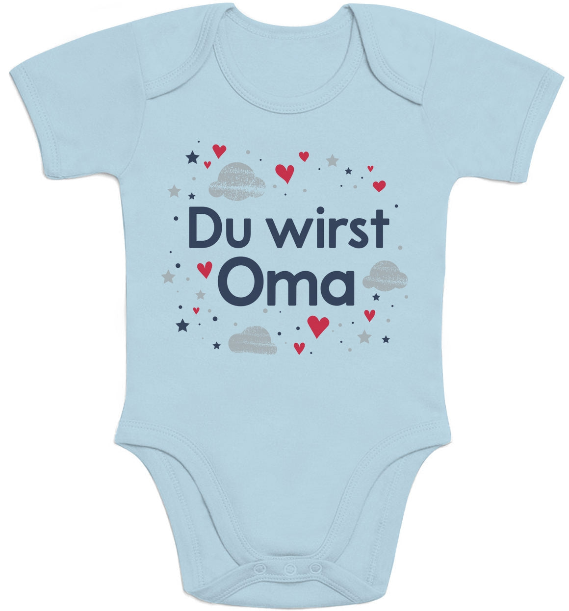 Du wirst Oma - Ankündigung Geschenk Großmutter Baby Body Kurzarm-Body