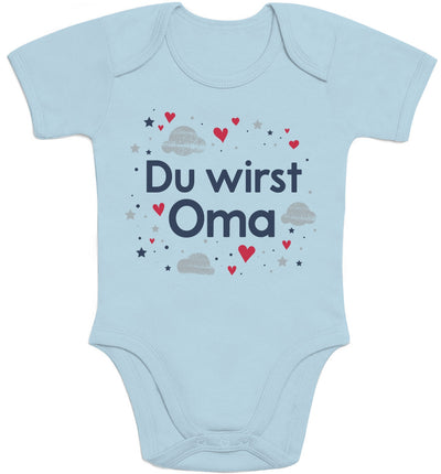 Du wirst Oma - Ankündigung Geschenk Großmutter Baby Body Kurzarm-Body