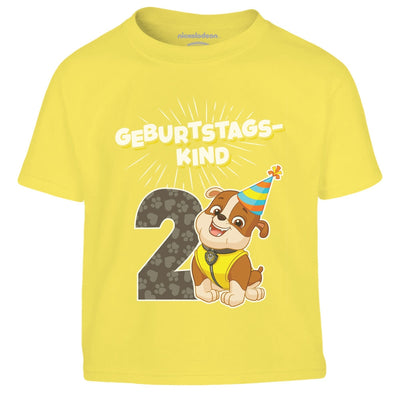 Geburtstagskind 2 Jahre Geburtstag Rubble Geschenk Kinder Jungen T-Shirt