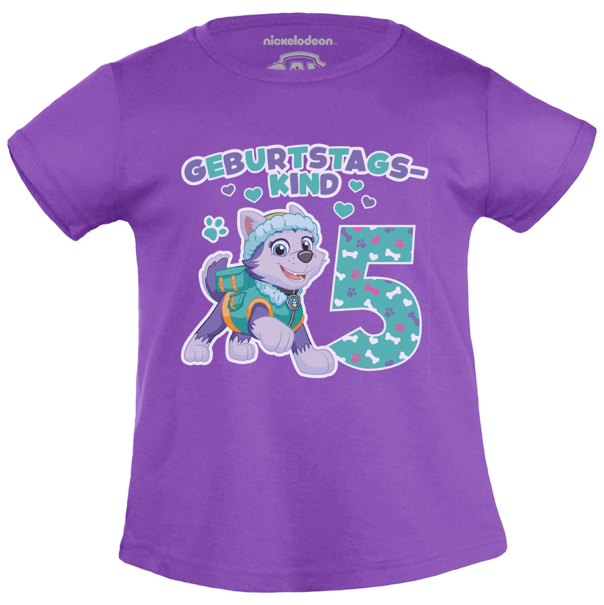 Geburtstagskind 5 Jahre Geburtstag Everest Paw Patrol Geschenk Mädchen T-Shirt