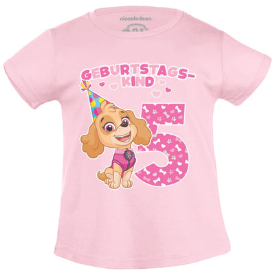 Geburtstagskind 5 Jahre Geburtstag Skye Geschenk Mädchen T-Shirt