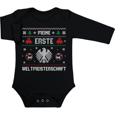 Weihnachts WM - Meine erste Weltmeisterschaft Baby Langarm Body