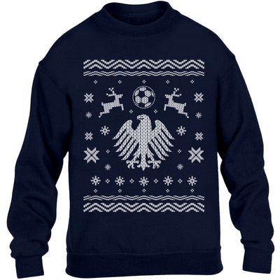 Weihnachten Fußball WM Deutschland Adler Kinder Pullover Sweatshirt