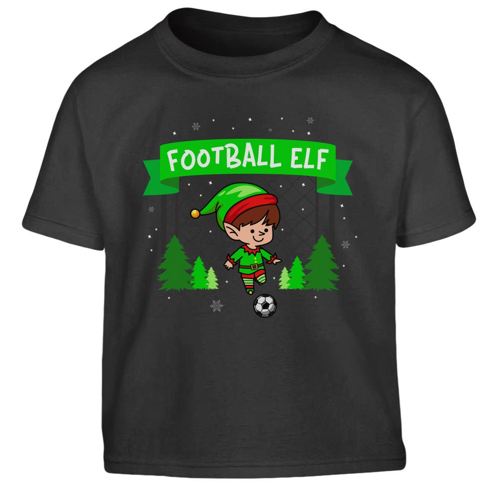 Ugly Christmas Football Elf Weihnachten Fussball WM Kinder Jungen T-Shirt