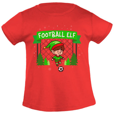 Ugly Christmas Football Elf Weihnachten Fussball WM Mädchen T-Shirt