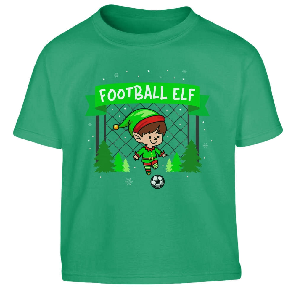 Ugly Christmas Football Elf Weihnachten Fussball WM Kinder Jungen T-Shirt