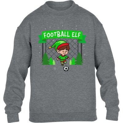 Ugly Christmas Football Elf Weihnachten Fussball WM Kinder Pullover Sweatshirt