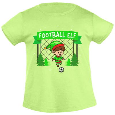 Ugly Christmas Football Elf Weihnachten Fussball Mädchen T-Shirt